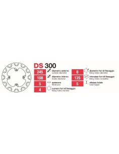 Discos De Freno Tras Ducati Varios Modelos DS300 | Motoauto