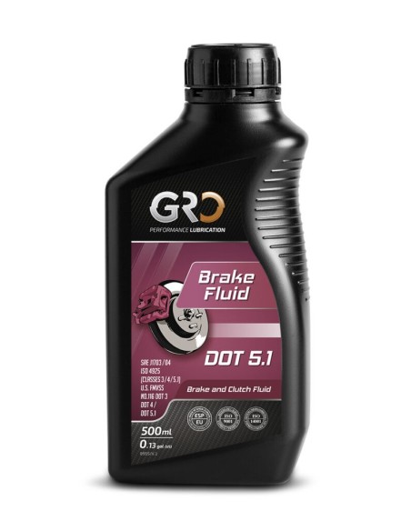 Liquido de frenos GRO  DOT 5.1 500ML 9030386 | Motoauto