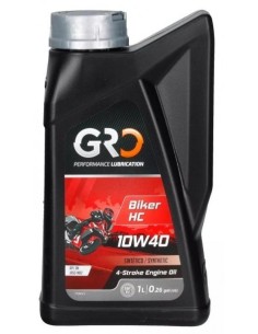 Aceite de motor Sintetico  GRO BIKER HC 9041190 | Motoauto