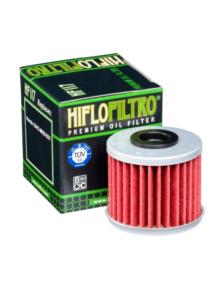 FILTRO ACEITE HIFLO HF117 (50) HF117 | Motoauto