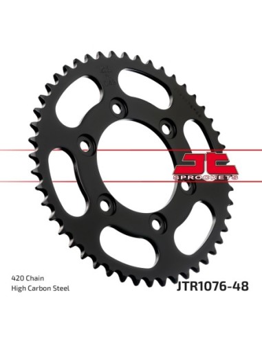 Corona JT Sprockets Acero JTR107648 | Motoauto