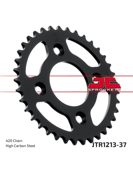 Corona JT Sprockets Acero JTR121337 | Motoauto