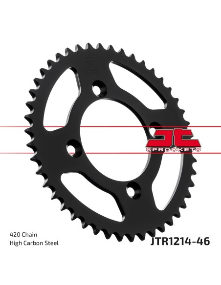 Corona JT Sprockets Acero JTR121446 | Motoauto