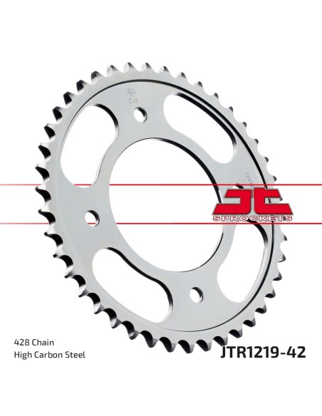 Corona JT Sprockets Acero JTR121942 | Motoauto