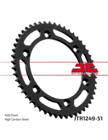 Corona JT Sprockets Acero JTR124951 | Motoauto