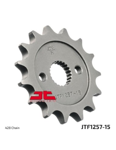 Piñon JT Sprocekts Acero JTF125715 | Motoauto