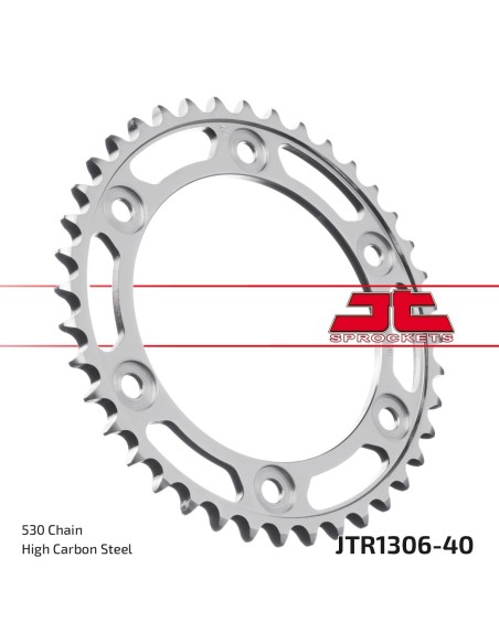 Corona JT Sprockets Acero JTR130640 | Motoauto