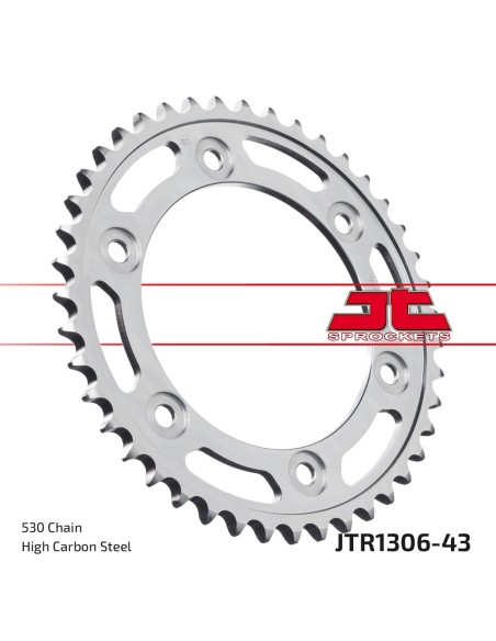 Corona JT Sprockets Acero JTR130643 | Motoauto