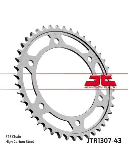 Corona JT Sprockets Acero JTR130743 | Motoauto