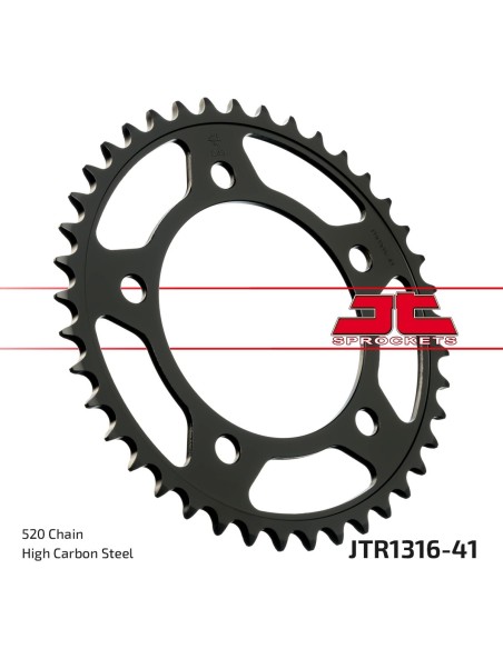 Corona JT Sprockets Acero JTR131641 | Motoauto