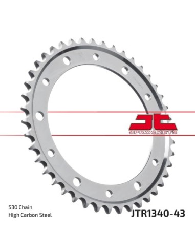 Corona JT Sprockets Acero JTR134043ZBK | Motoauto
