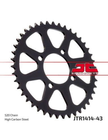 Corona JT Sprockets Acero JTR141443 | Motoauto