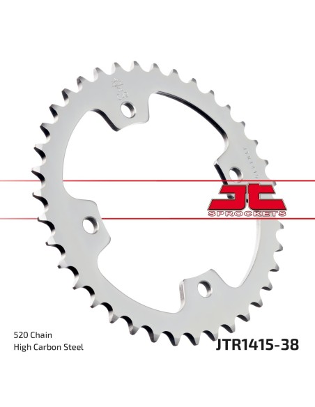 Corona JT Sprockets Acero JTR141538 | Motoauto