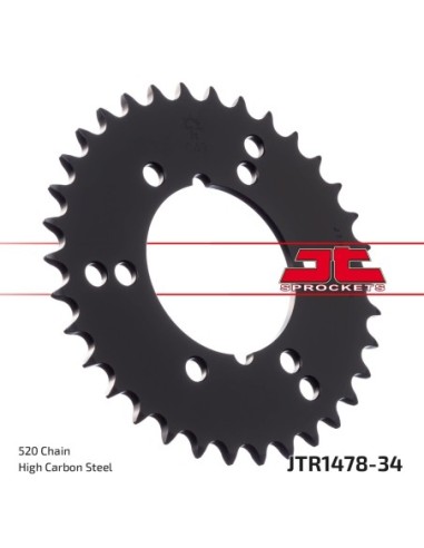 Corona JT Sprockets Acero JTR147834 | Motoauto
