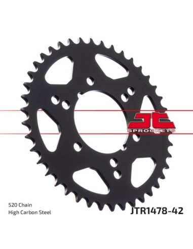 Corona JT Sprockets Acero JTR147842 | Motoauto