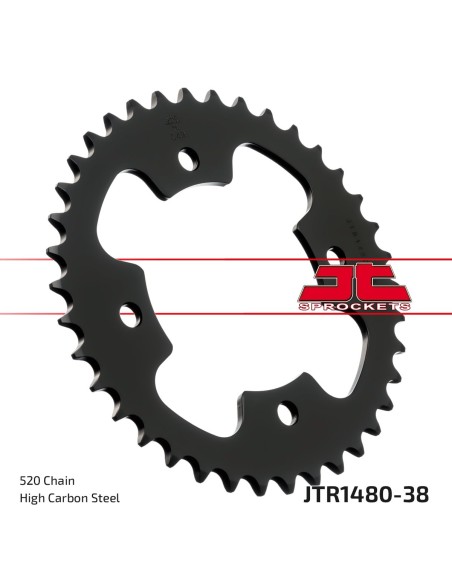 Corona JT Sprockets Acero JTR148038 | Motoauto