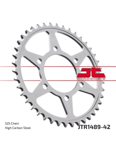 Corona JT Sprockets Acero JTR148942ZBK | Motoauto