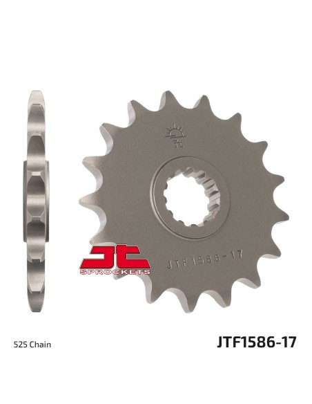 Piñon JT Sprocekts Acero JTF158617 | Motoauto