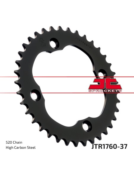 Corona JT Sprockets Acero JTR176037 | Motoauto