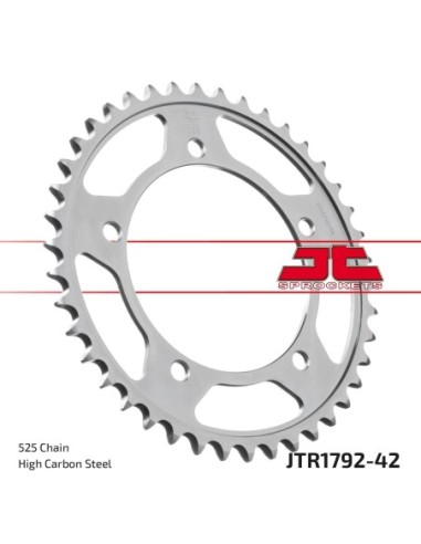Corona JT Sprockets Acero JTR179242ZBK | Motoauto