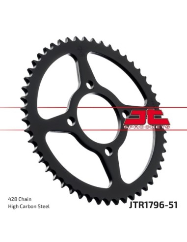 Corona JT Sprockets Acero JTR179651 | Motoauto