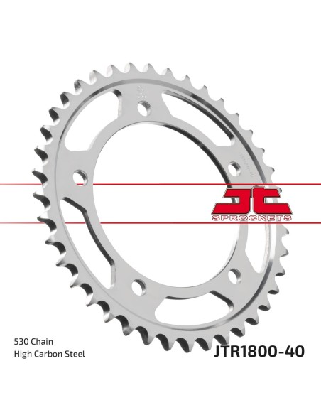 Corona JT Sprockets Acero JTR180040 | Motoauto