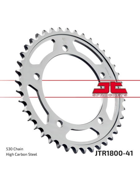 Corona JT Sprockets Acero JTR180041 | Motoauto