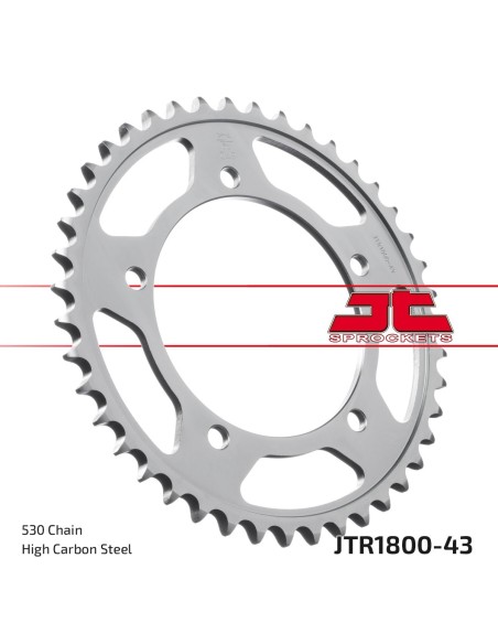 Corona JT Sprockets Acero JTR180043 | Motoauto