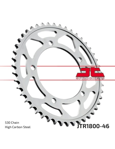 Corona JT Sprockets Acero JTR180046 | Motoauto