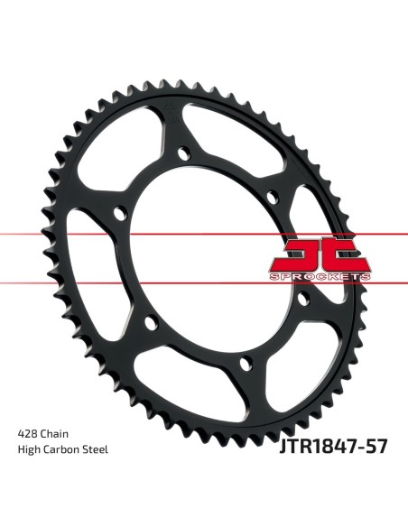Corona JT Sprockets Acero JTR184757 | Motoauto