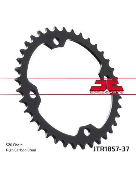 Corona JT Sprockets Acero JTR185737 | Motoauto