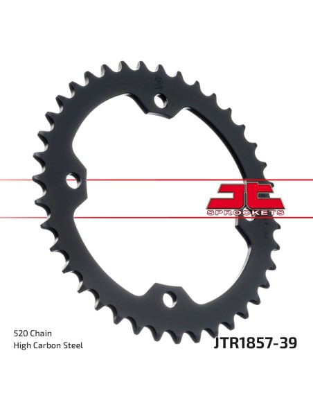 Corona JT Sprockets Acero JTR185739 | Motoauto