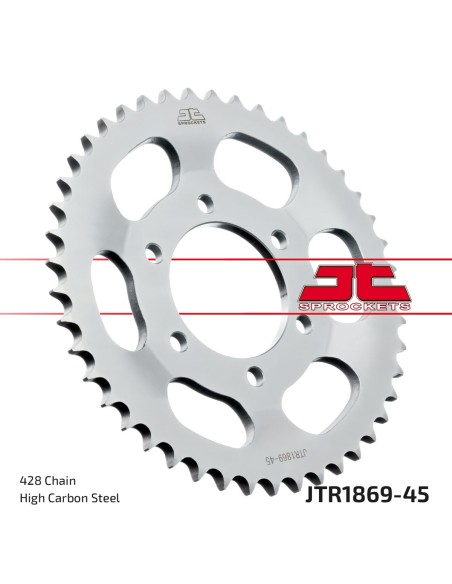 Corona JT Sprockets Acero JTR186945 | Motoauto