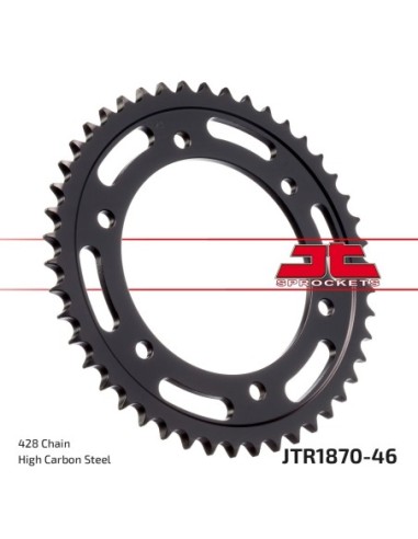 Corona JT Sprockets Acero JTR187046 | Motoauto