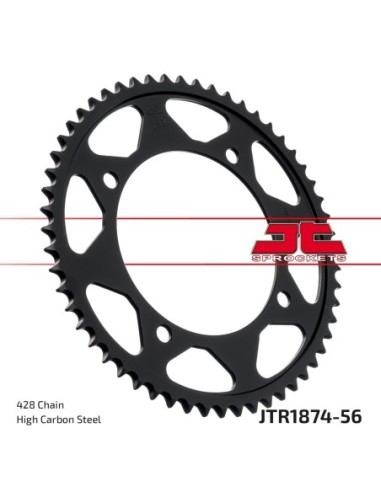 Corona JT Sprockets Acero JTR187456 | Motoauto