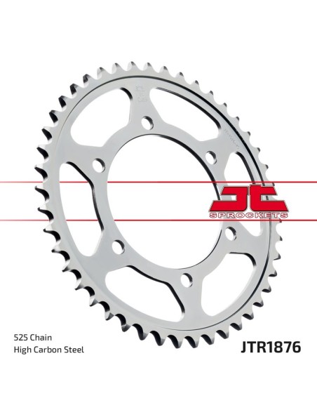 Corona JT Sprockets, 42 dientes JTR187642 | Motoauto