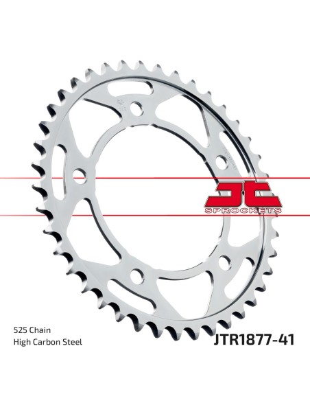 Corona JT Sprockets Acero JTR187741 | Motoauto