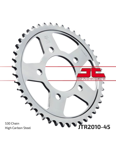 Corona JT Sprockets Acero JTR201045 | Motoauto