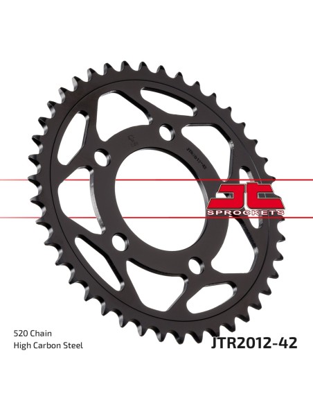 Corona JT Sprockets Acero JTR201242 | Motoauto
