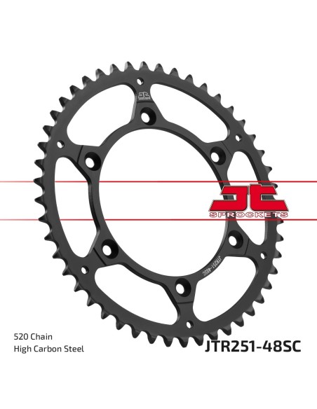 Corona JT Sprockets Acero JTR25148SC | Motoauto