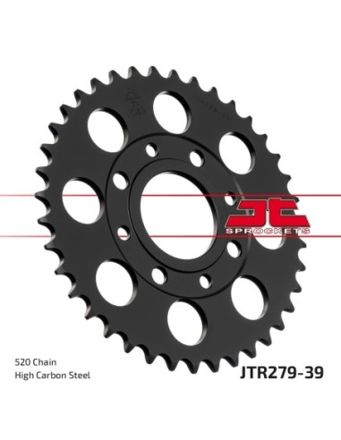 Corona JT Sprockets Acero JTR27939 | Motoauto