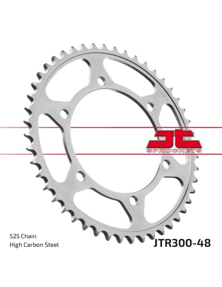Corona JT Sprockets Acero JTR30048ZBK | Motoauto