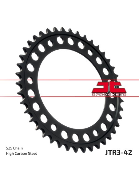 Corona JT Sprockets Acero JTR342ZBK | Motoauto