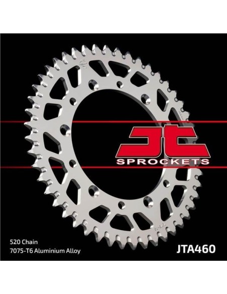 Corona JT Sprockets aluminio 46048AL | Motoauto