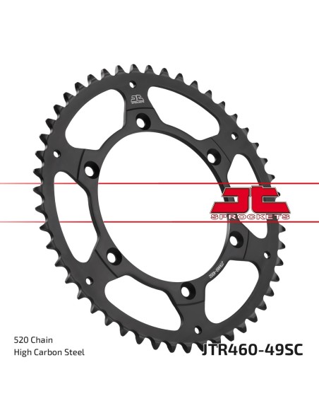 Corona JT Sprockets Acero JTR46049SC | Motoauto