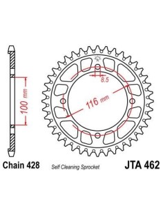 Corona JT Sprockets aluminio 46252AL | Motoauto