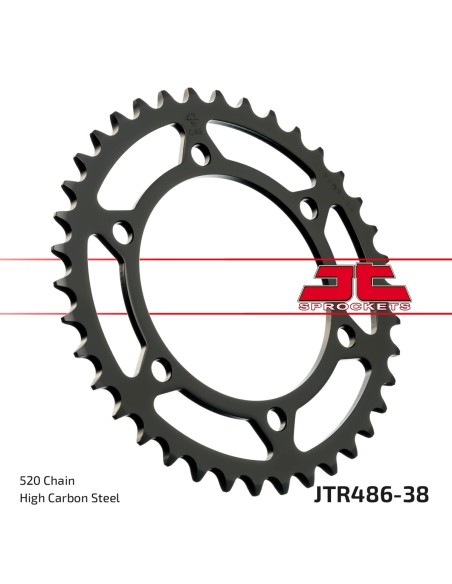 Corona JT Sprockets Acero JTR48638 | Motoauto