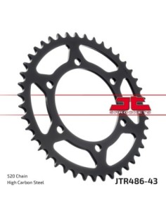 Corona JT Sprockets Acero JTR48643ZBK | Motoauto