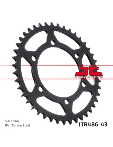 Corona JT Sprockets Acero JTR48643ZBK | Motoauto