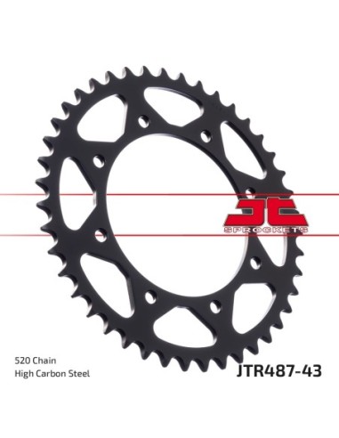 Corona JT Sprockets Acero JTR48743 | Motoauto